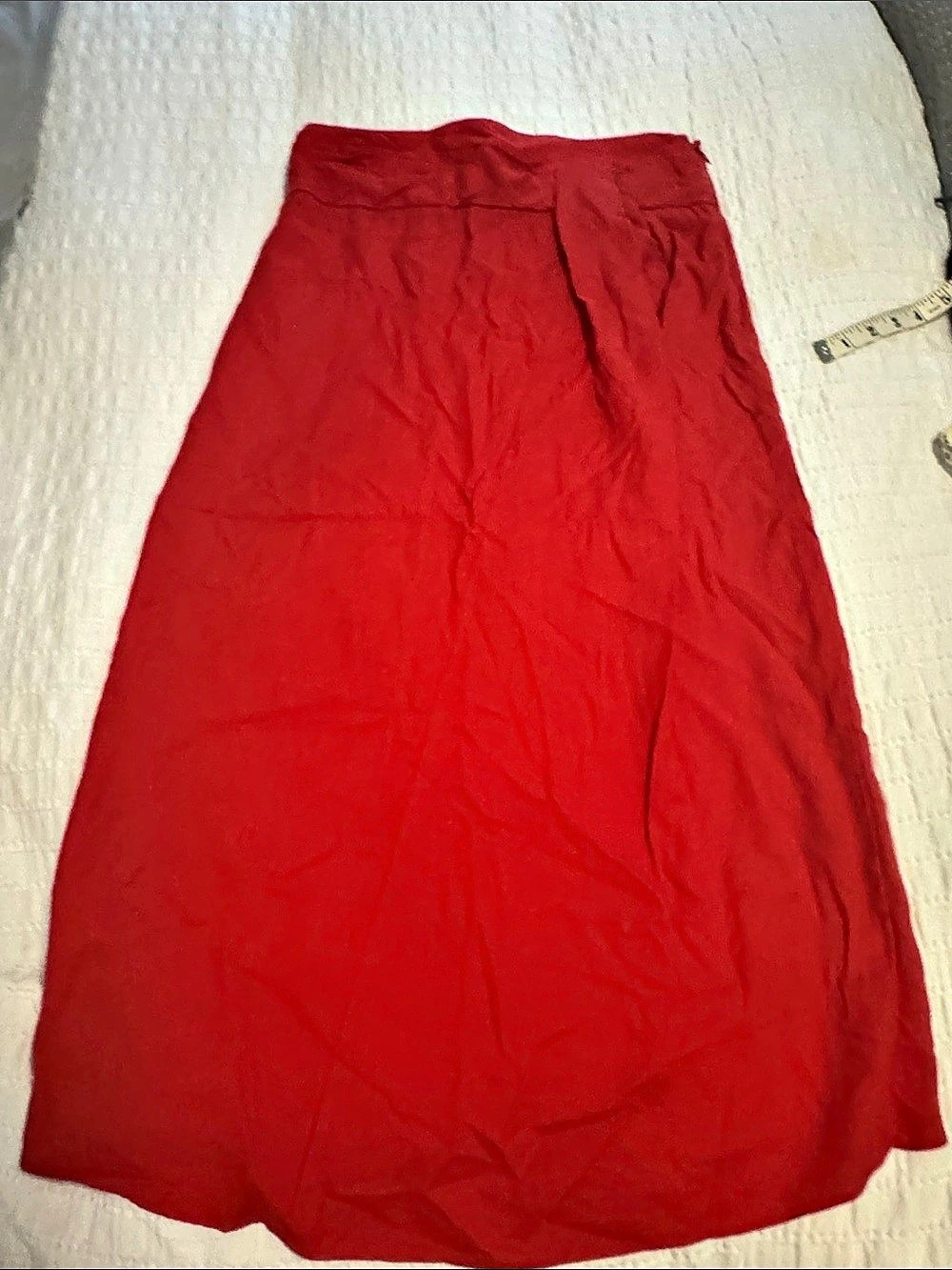 Vince Red Maxi Skirt Like New-4